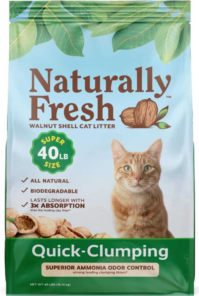 Naturally fresh  quick clumping cat litter 