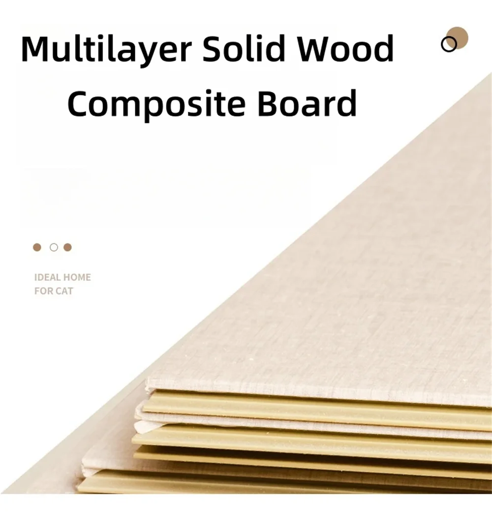 Adjustable Cat Tree House Cat Tower Floor to Ceiling Cats Multi-Level Condo With Scratching Post Hammock Pet Cat Pet Products - Image 15