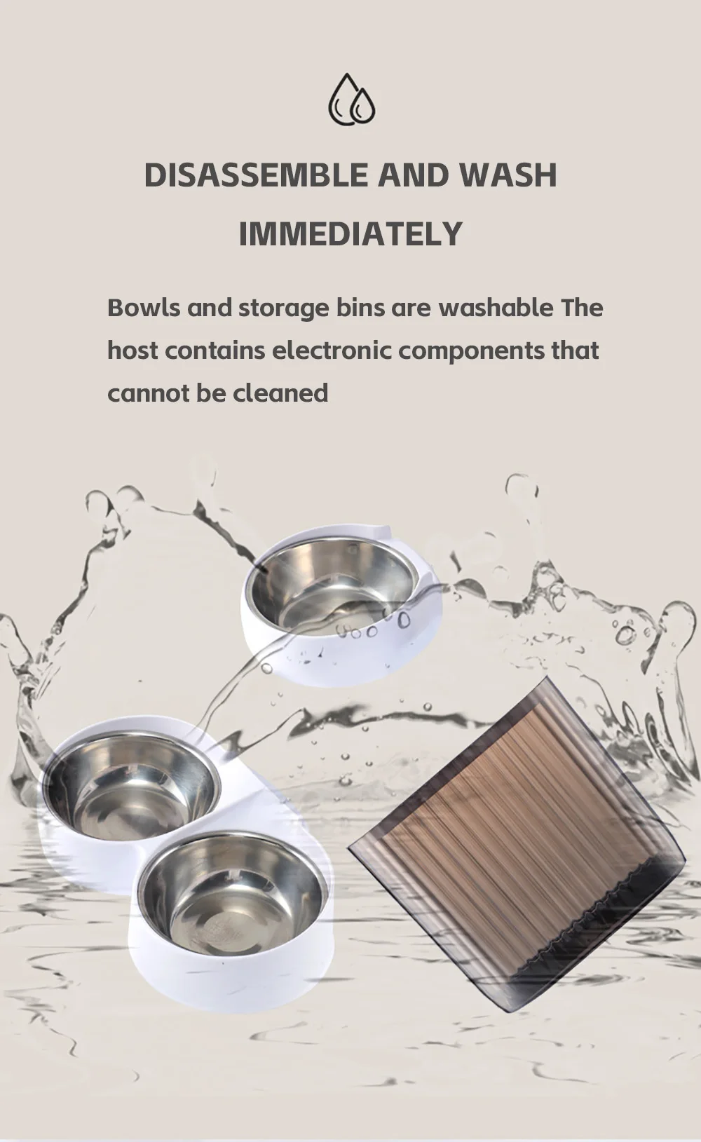 5L Pet Feeder with Camera Automatic Cat Feeder Smart Dog Food Dispenser WiFi Timing Quantitative Stainless Steel Feeding Bowl - Image 21