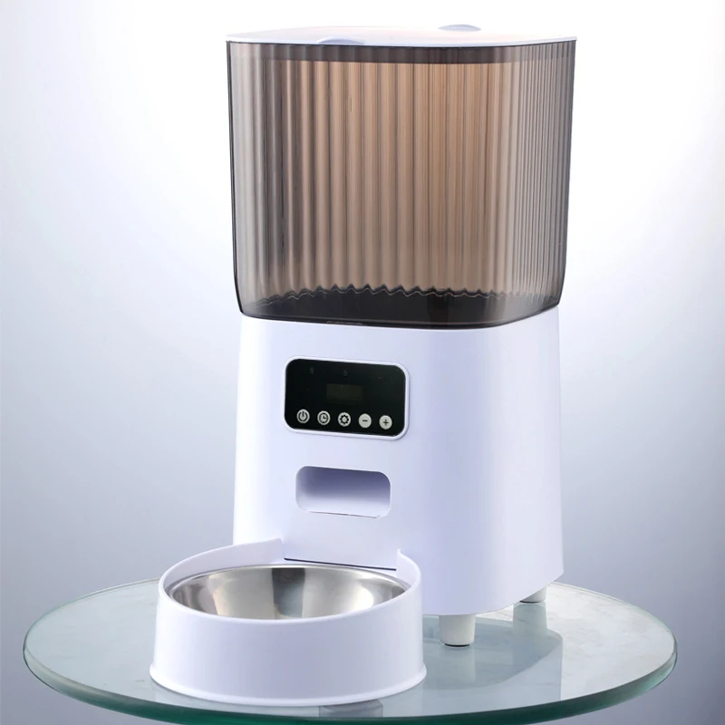5L Pet Feeder with Camera Automatic Cat Feeder Smart Dog Food Dispenser WiFi Timing Quantitative Stainless Steel Feeding Bowl - Image 10